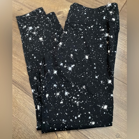 Victorias Secret VS Pink Yoga Galactic Galaxy Star Leggings NWOT - Picture 3 of 3